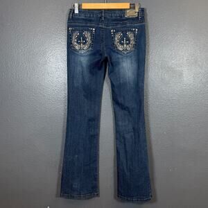 Miss chic 30/32 women’s blue denim jeans baggy y2k vintage